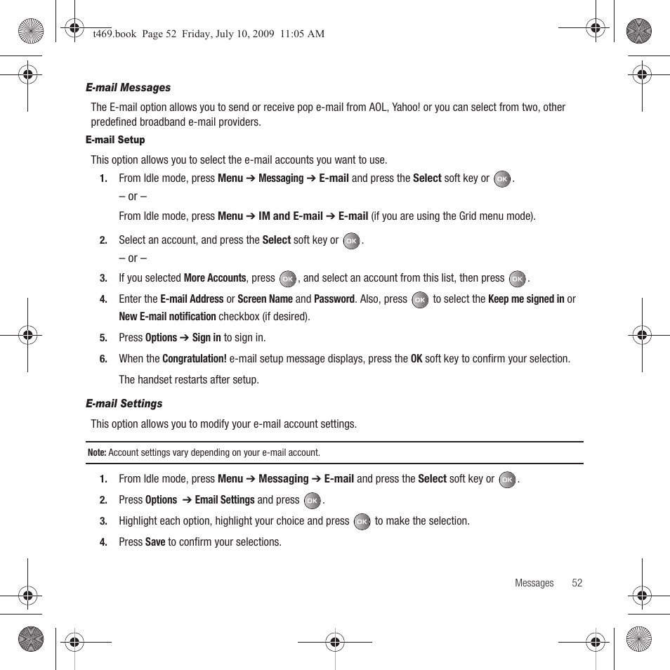 Samsung SGH-T469DAATMB User Manual | Page 55 / 162