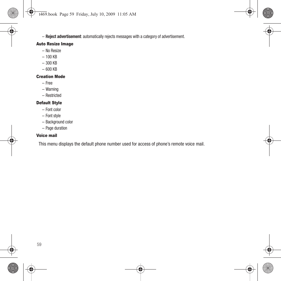 Samsung SGH-T469DAATMB User Manual | Page 62 / 162