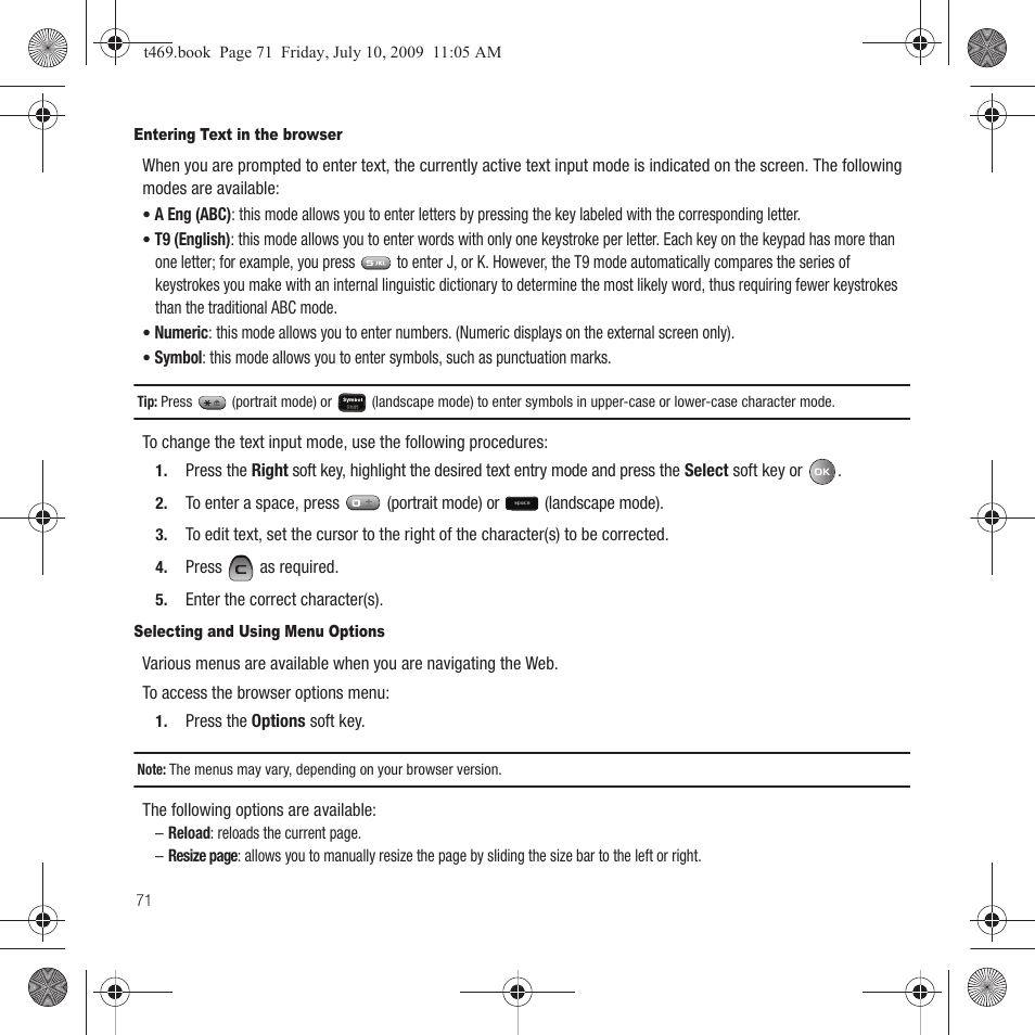 Samsung SGH-T469DAATMB User Manual | Page 74 / 162