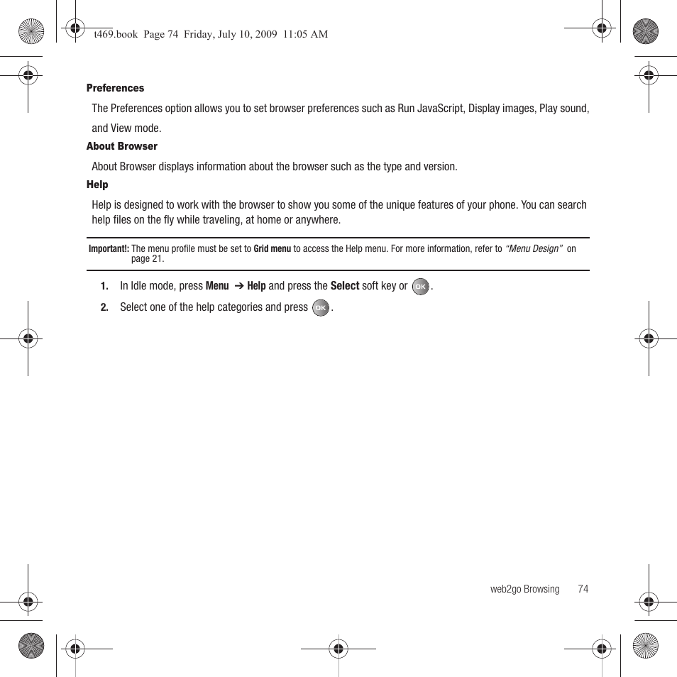 Samsung SGH-T469DAATMB User Manual | Page 77 / 162