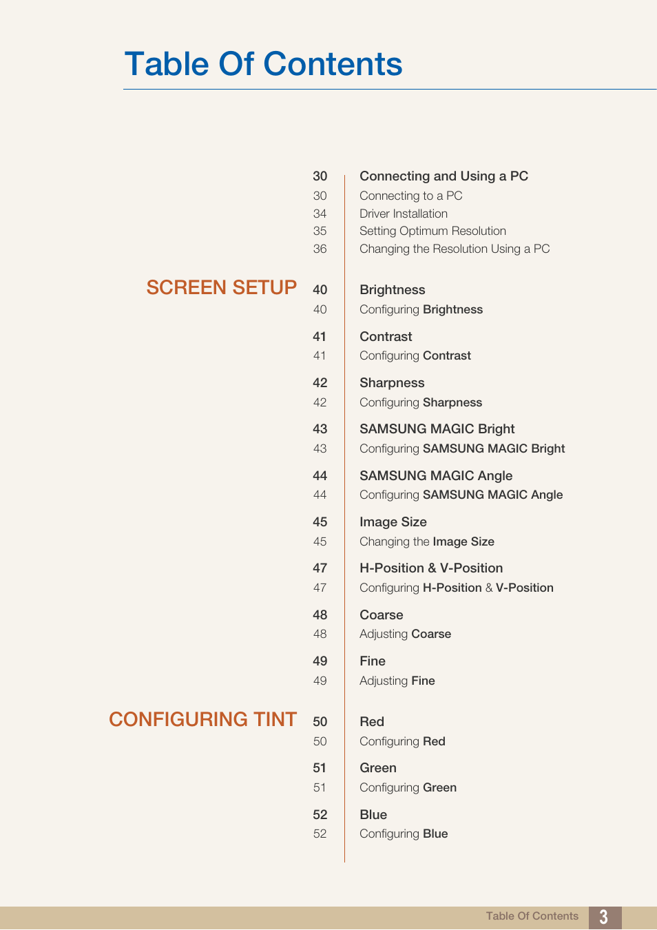 Samsung LS23C45KDSV-GO User Manual | Page 3 / 96