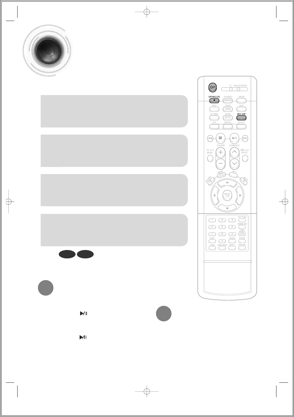 Operation, Disc playback, 23 disc playback | Samsung HT-DS1860T-XAA User Manual | Page 24 / 78