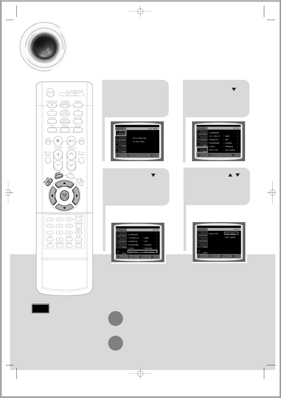 Dvd playback mode | Samsung HT-DS1860T-XAA User Manual | Page 54 / 78