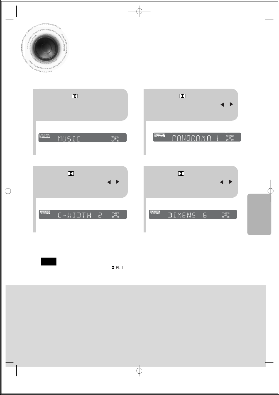 Dolby pro logic ii effect, 64 dolby pro logic ii effect | Samsung HT-DS1860T-XAA User Manual | Page 65 / 78
