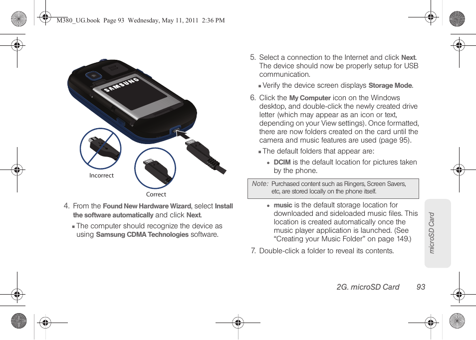 Samsung SPH-M380ZKASPR User Manual | Page 105 / 192