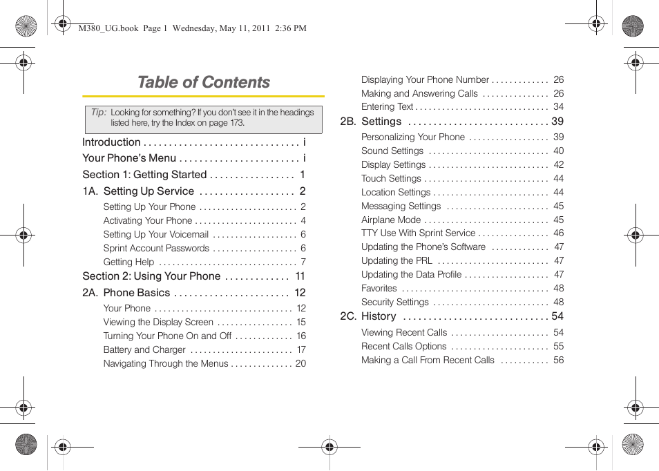 Samsung SPH-M380ZKASPR User Manual | Page 3 / 192