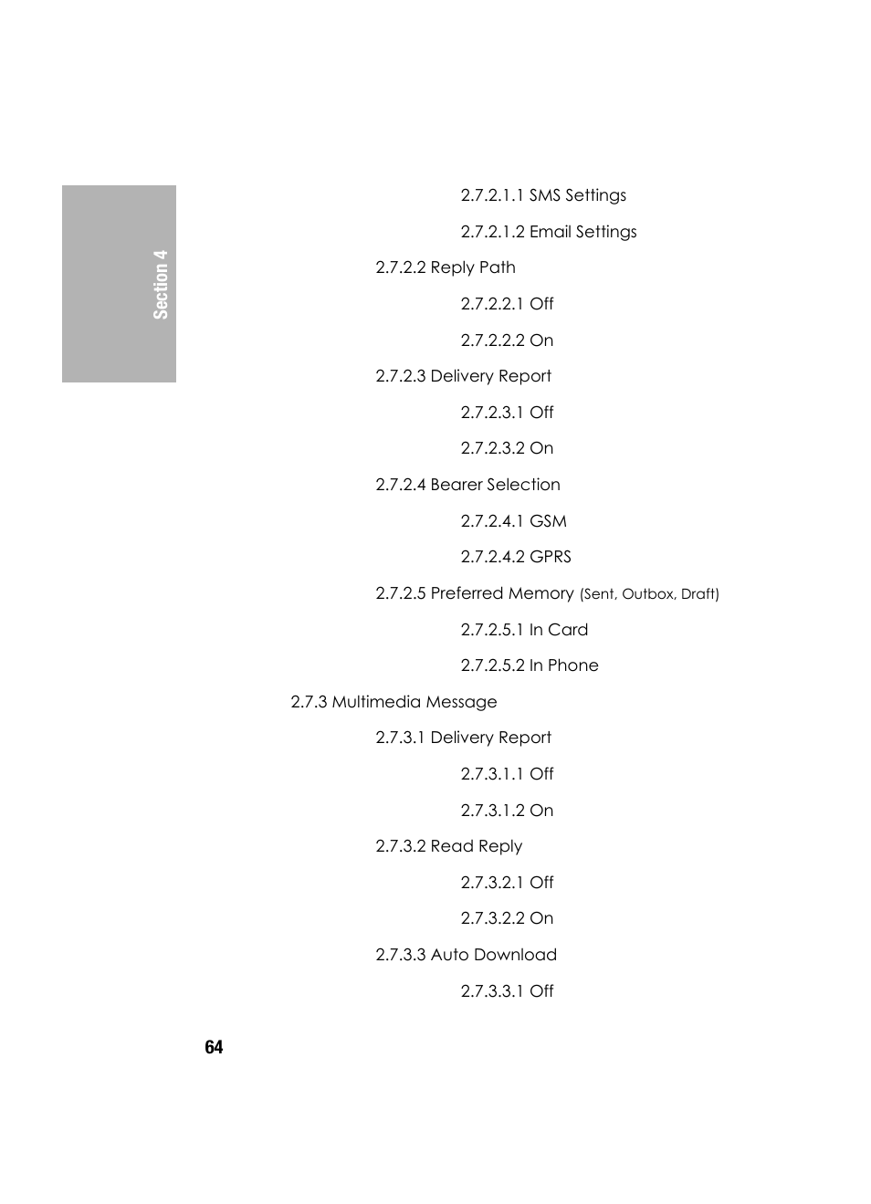 Samsung SGH-D307MSACIN User Manual | Page 64 / 256