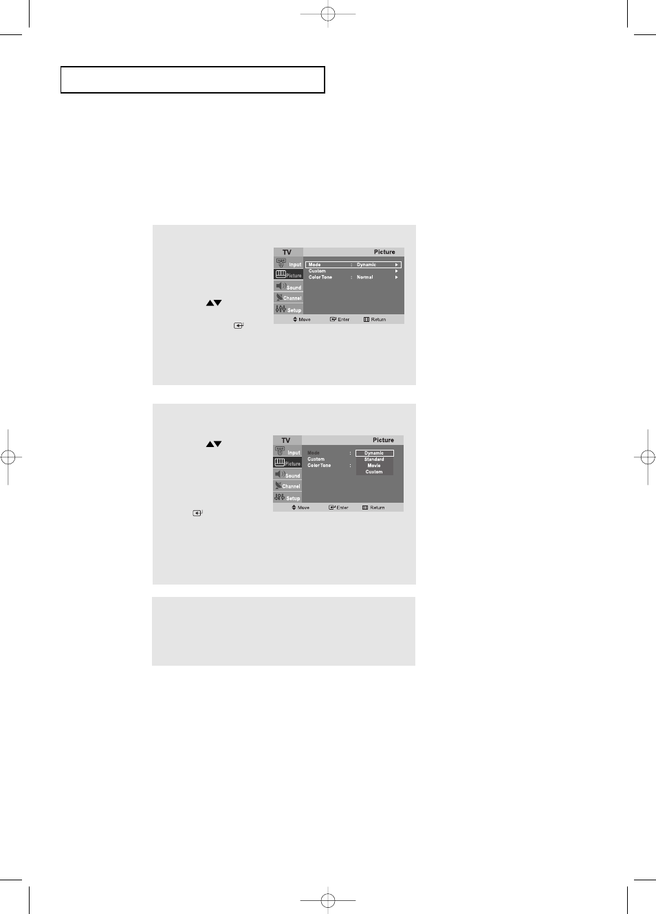 Using automatic picture settings | Samsung LTP2045UX-XAO User Manual | Page 24 / 61