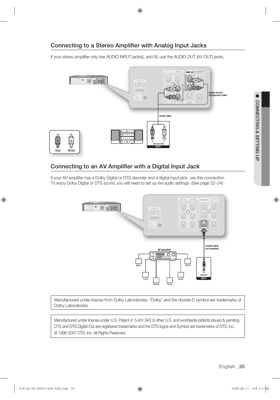 Samsung DVD-VR375A-XAA User Manual | Page 25 / 88