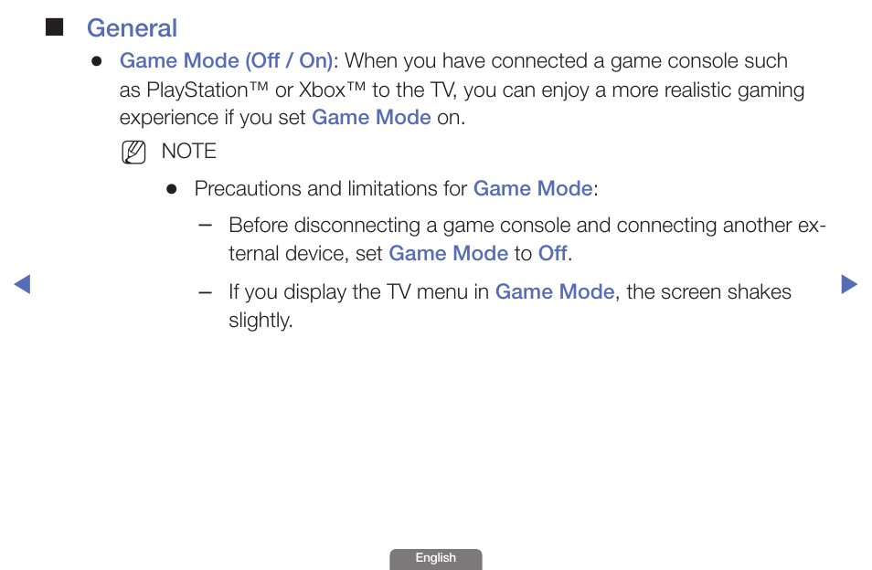 General | Samsung UN46EH6030FXZA User Manual | Page 112 / 192