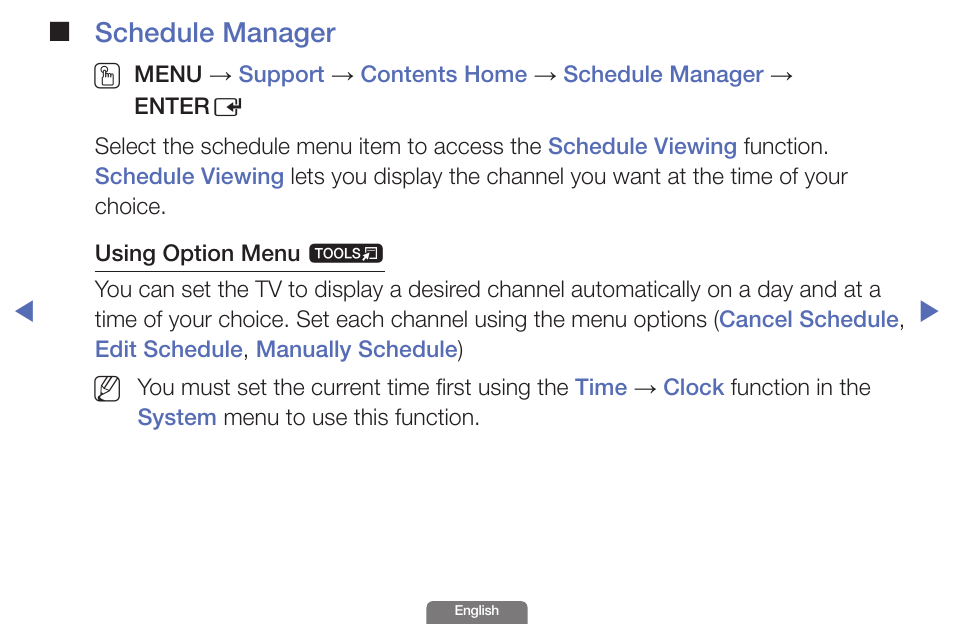 Schedule manager o | Samsung UN46EH6030FXZA User Manual | Page 13 / 192