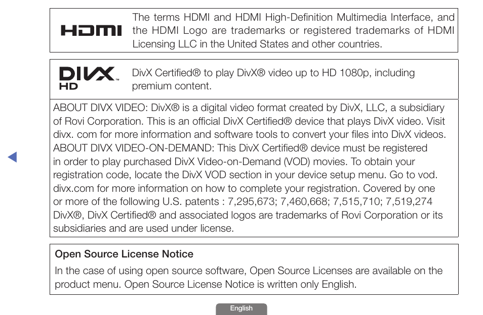 Samsung UN46EH6030FXZA User Manual | Page 192 / 192