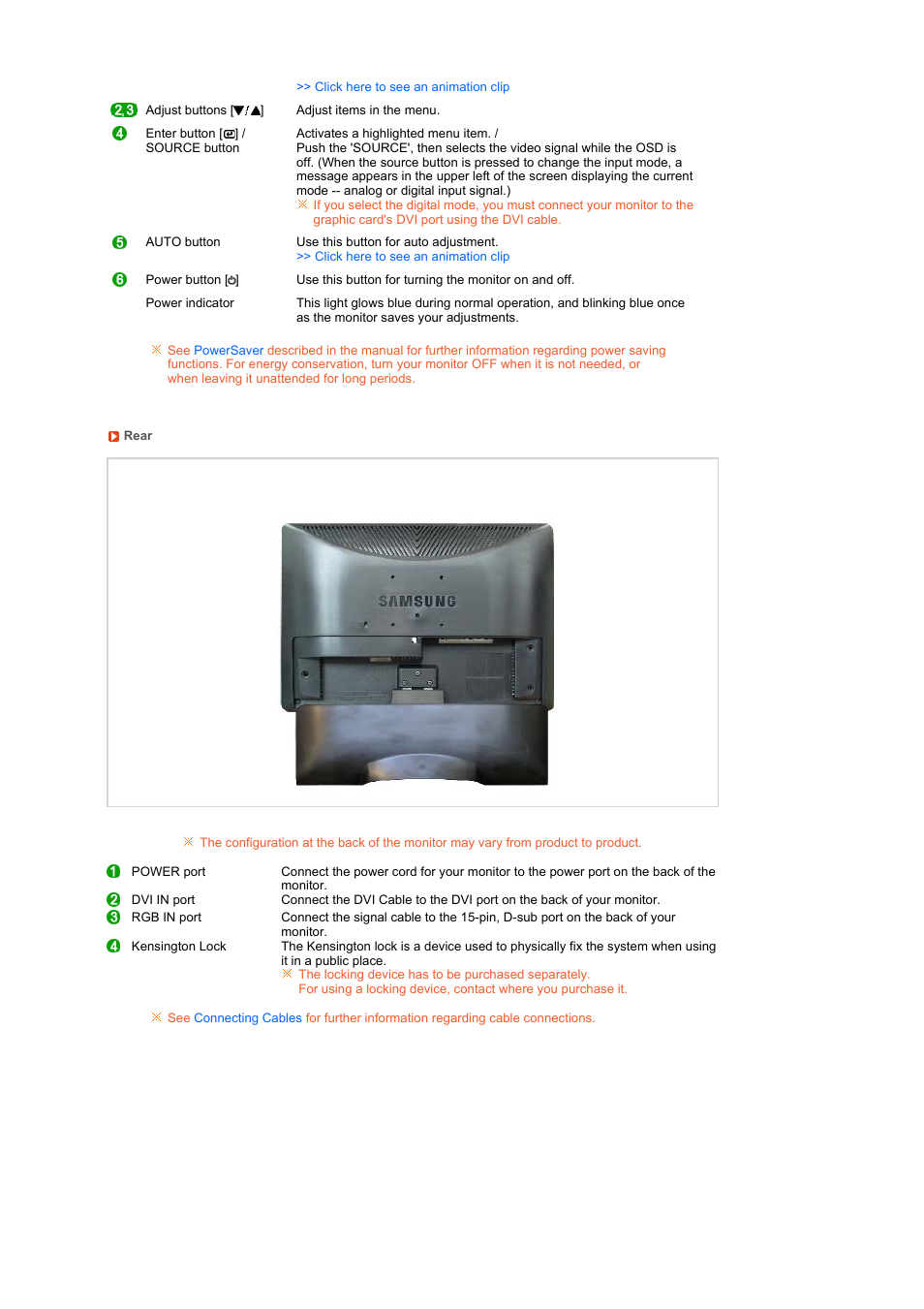 Samsung LS19MEWSF-XAA User Manual | Page 14 / 58