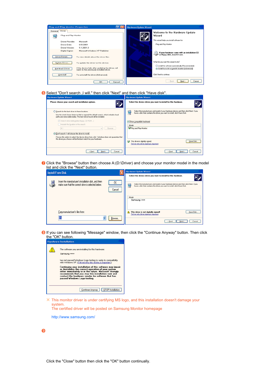 Samsung LS19MEWSF-XAA User Manual | Page 19 / 58