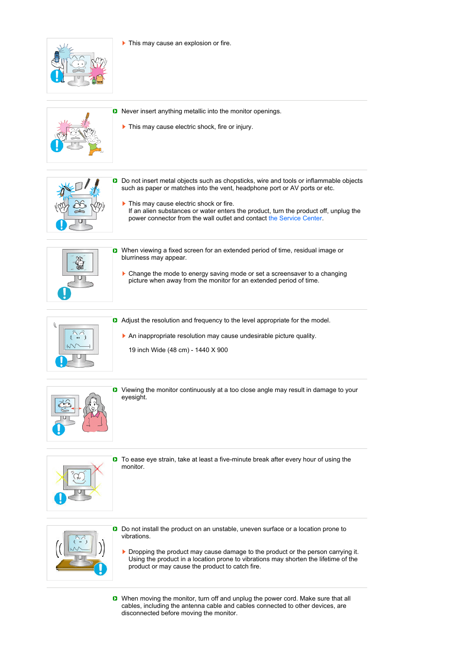 Samsung LS19MEWSF-XAA User Manual | Page 8 / 58