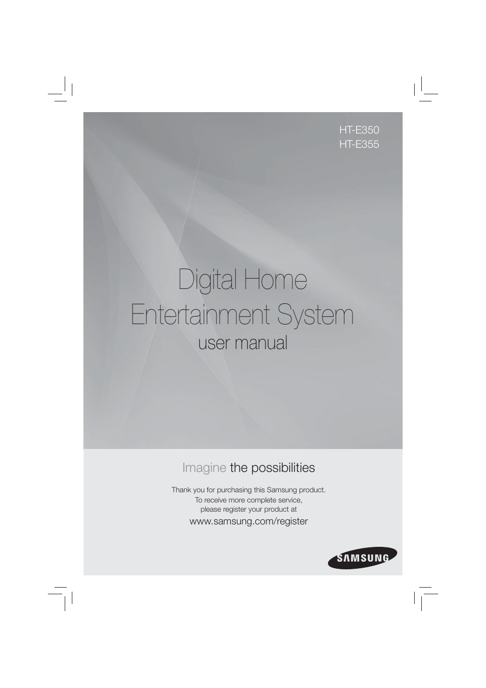 Samsung HT-E350-ZA User Manual | 43 pages