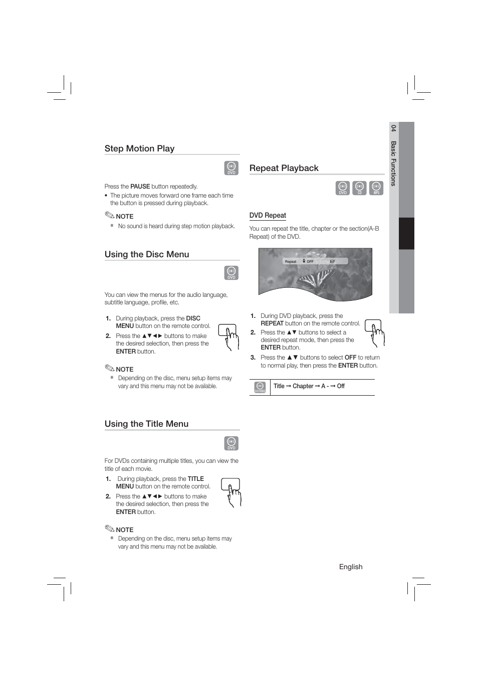 Samsung HT-E350-ZA User Manual | Page 27 / 43