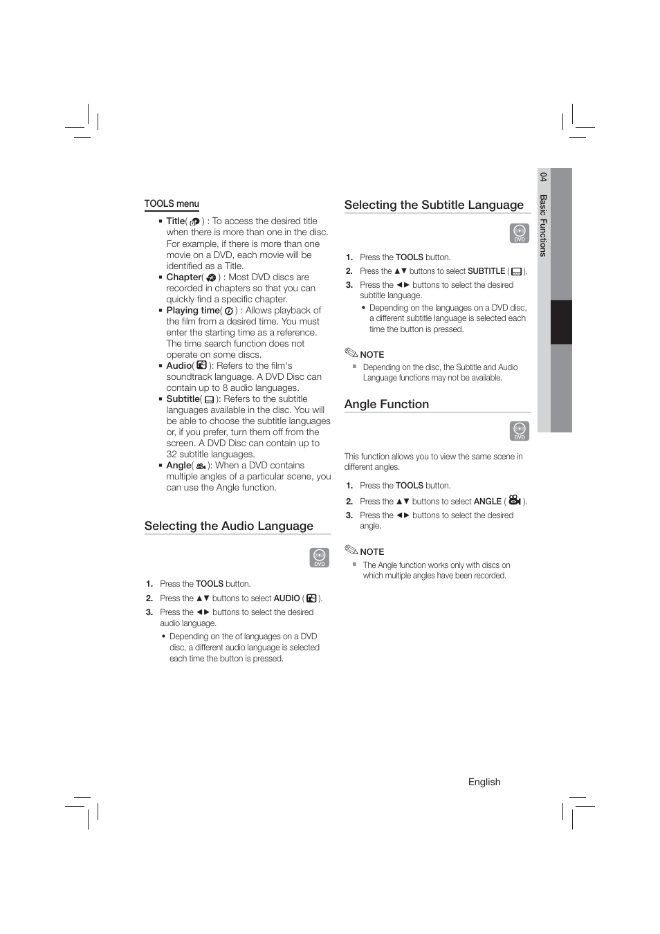 Samsung HT-E350-ZA User Manual | Page 29 / 43