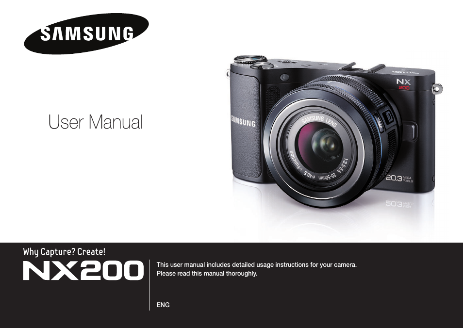 Samsung EV-NX200ZBABUS User Manual | 150 pages
