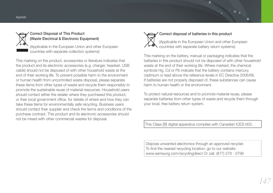 Samsung EV-NX200ZBABUS User Manual | Page 148 / 150