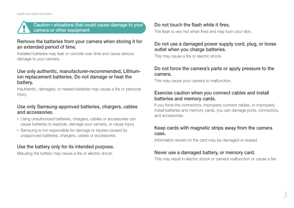 Samsung EV-NX200ZBABUS User Manual | Page 4 / 150