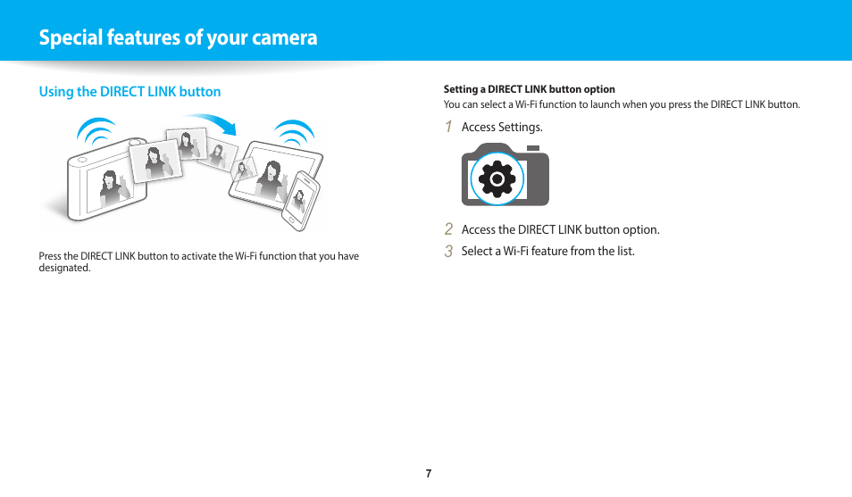 Special features of your camera | Samsung EC-DV150FBPLUS User Manual | Page 8 / 163