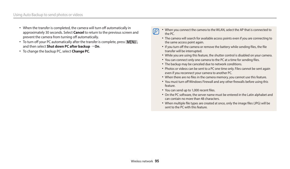 Editing a photo, Resizing photos, Rotating a photo | Resizing photos rotating a photo, Entering text, Aving files to a smart phone automatically | Samsung EC-DV150FBPLUS User Manual | Page 96 / 163