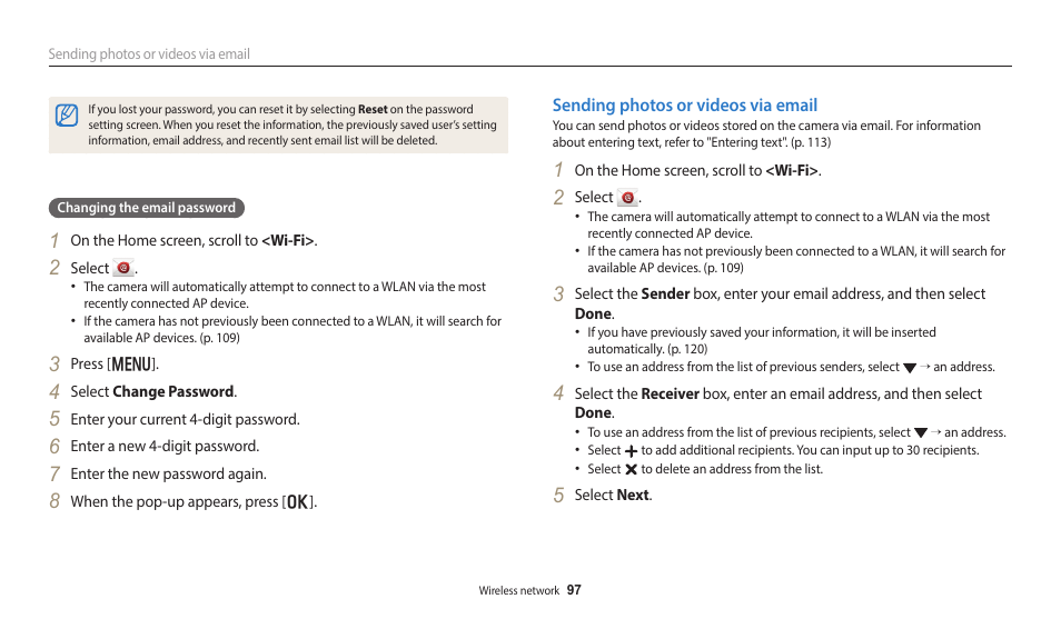 Adjusting your photos, Sing a smart phone as a remote | Samsung EC-DV150FBPLUS User Manual | Page 98 / 163