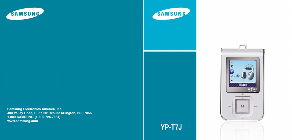 Samsung YP-T7JX-XAA User Manual | 28 pages
