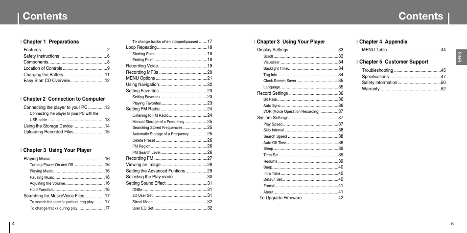 Samsung YP-T7JX-XAA User Manual | Page 3 / 28