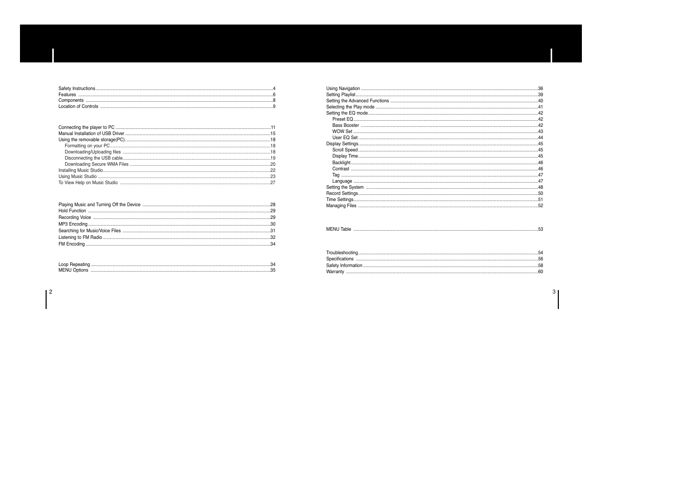 Samsung YP-T6HB-XAA User Manual | Page 2 / 32