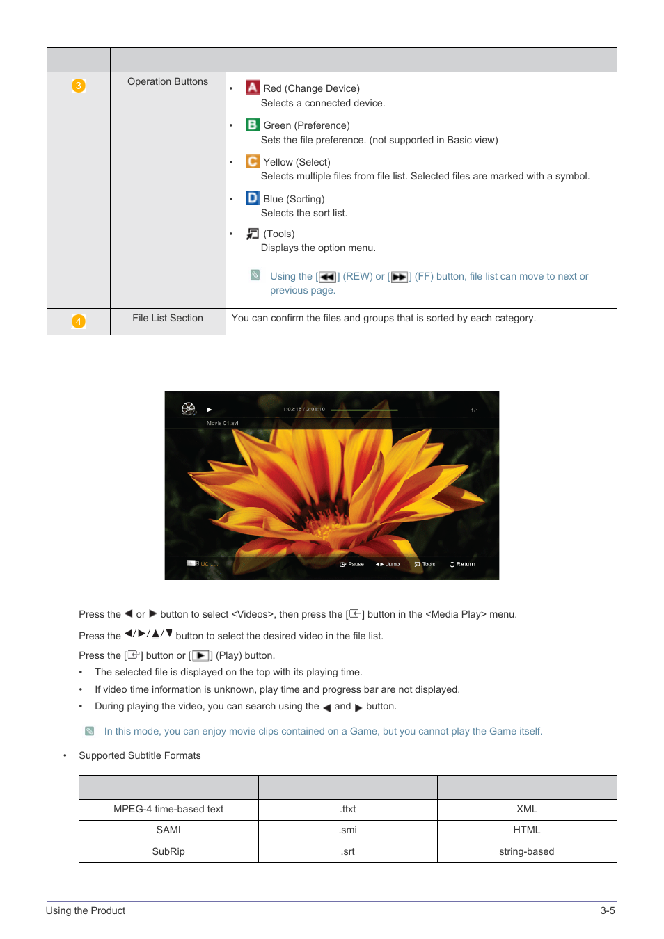 Videos | Samsung LS23PTNSF-ZA User Manual | Page 55 / 76
