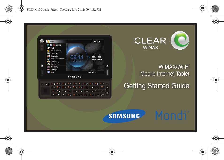Samsung SWD-M100ZKECLW User Manual | 130 pages
