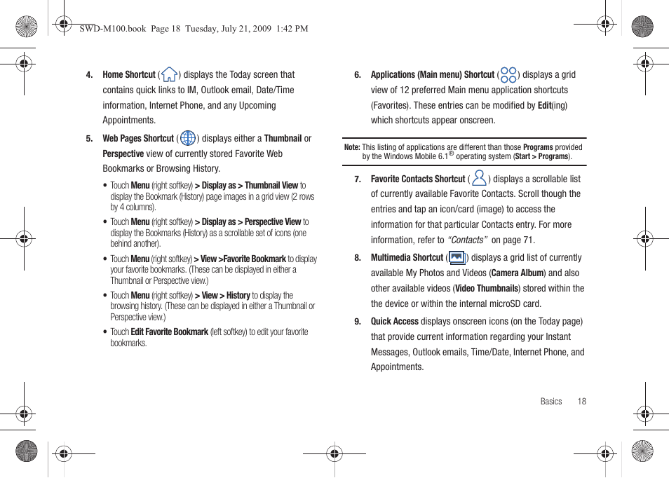Samsung SWD-M100ZKECLW User Manual | Page 23 / 130