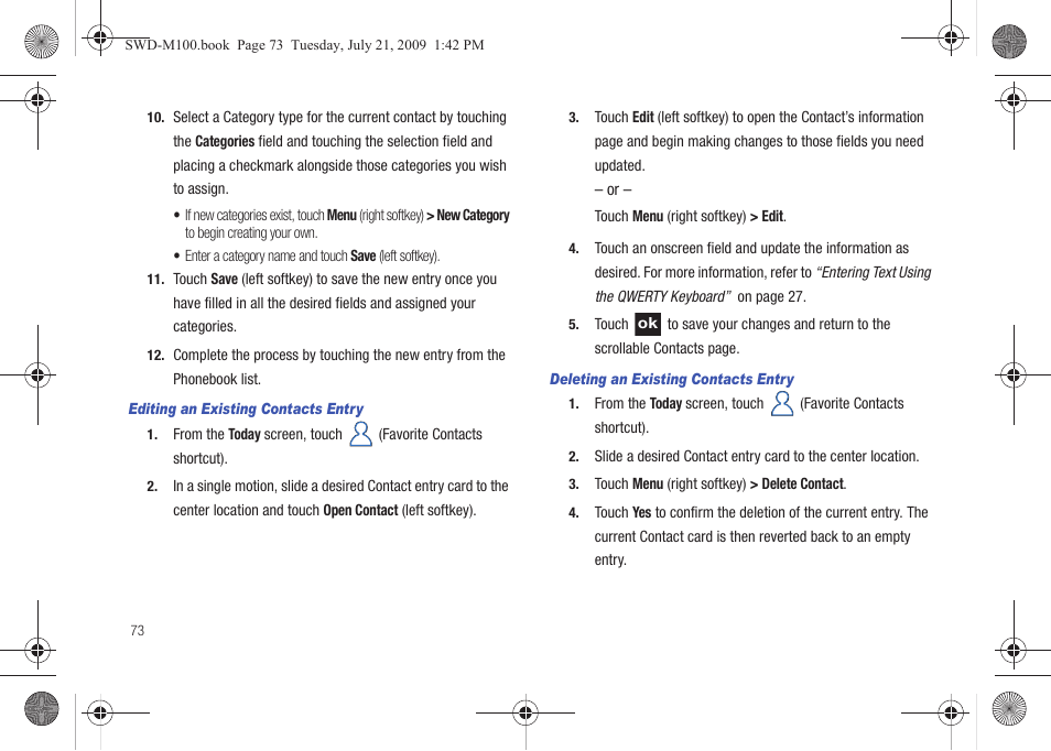 Samsung SWD-M100ZKECLW User Manual | Page 78 / 130