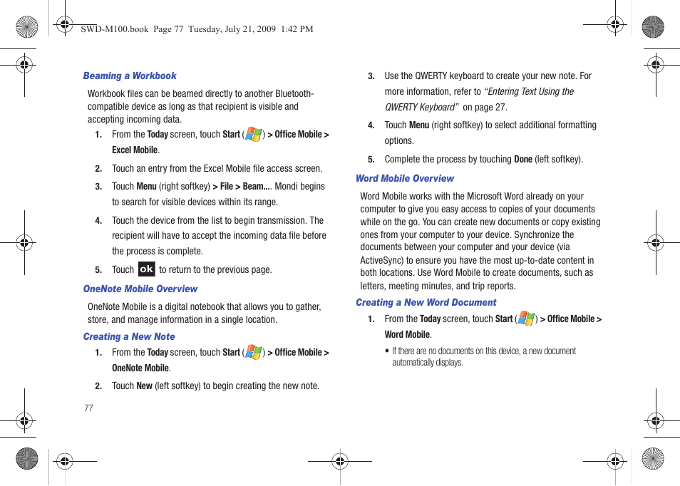 Samsung SWD-M100ZKECLW User Manual | Page 82 / 130