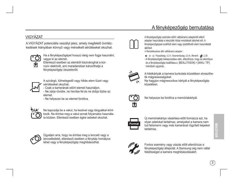 A fényképezőgép bemutatása | Samsung EC-S760ZBBA-US User Manual | Page 116 / 162