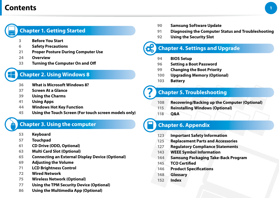 Samsung NP770Z7E-S01UB User Manual | Page 2 / 153