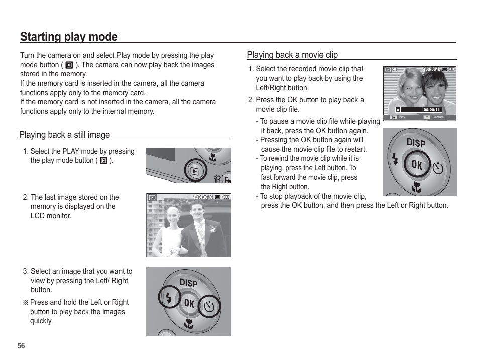 Starting play mode | Samsung EC-SL620ABP-US User Manual | Page 57 / 103