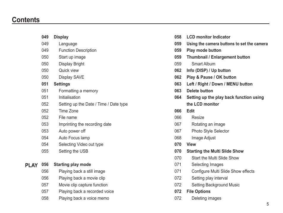 Samsung EC-SL620ABP-US User Manual | Page 6 / 103