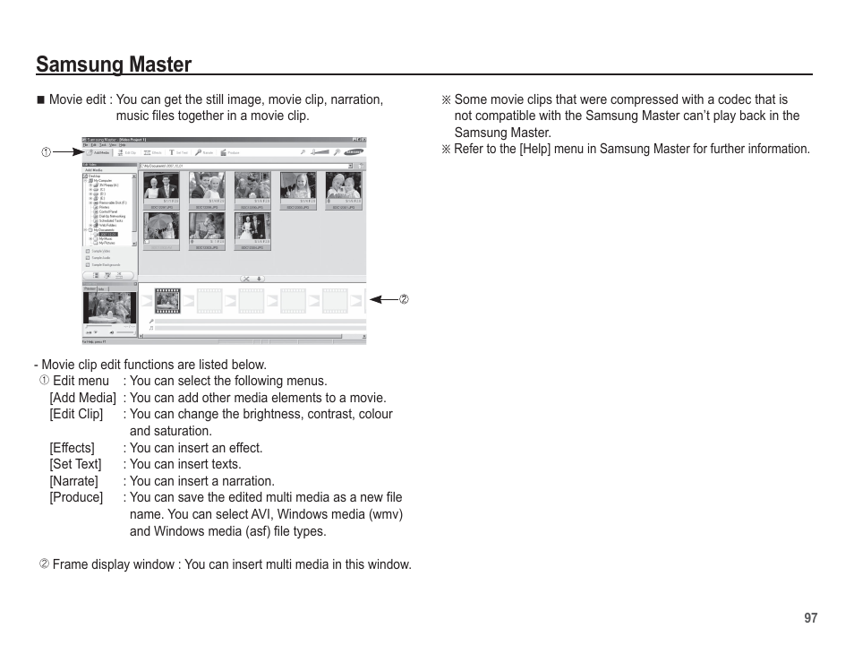 Samsung master | Samsung EC-SL620ABP-US User Manual | Page 98 / 103