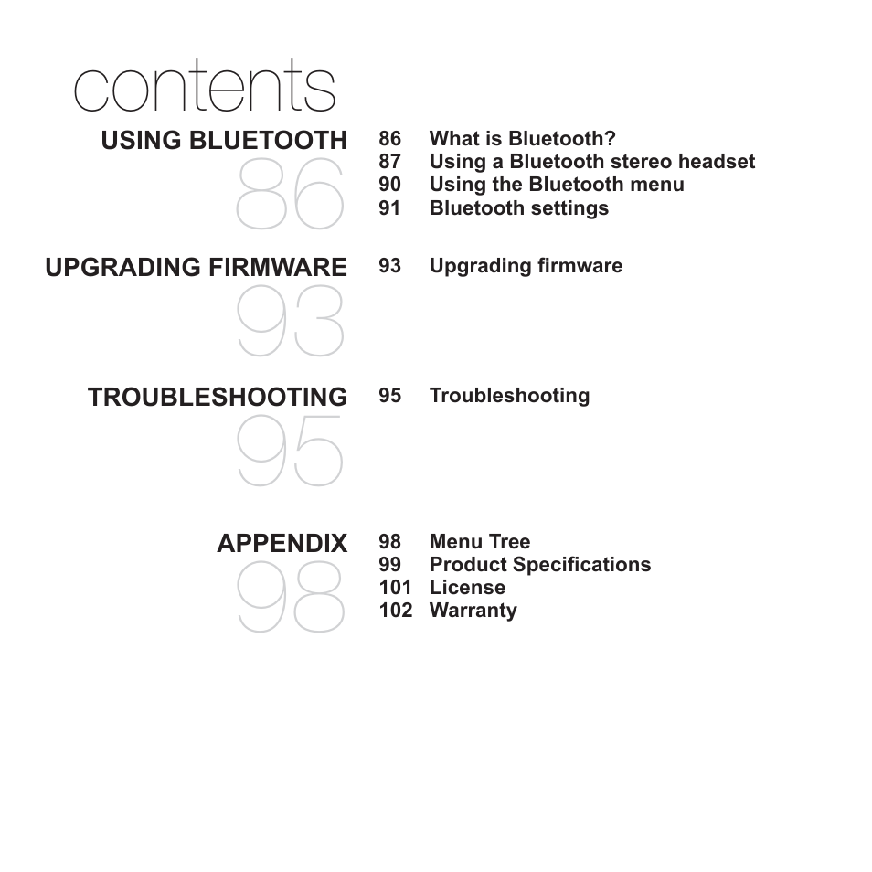 Samsung YP-T10JAUY-XAA User Manual | Page 11 / 107