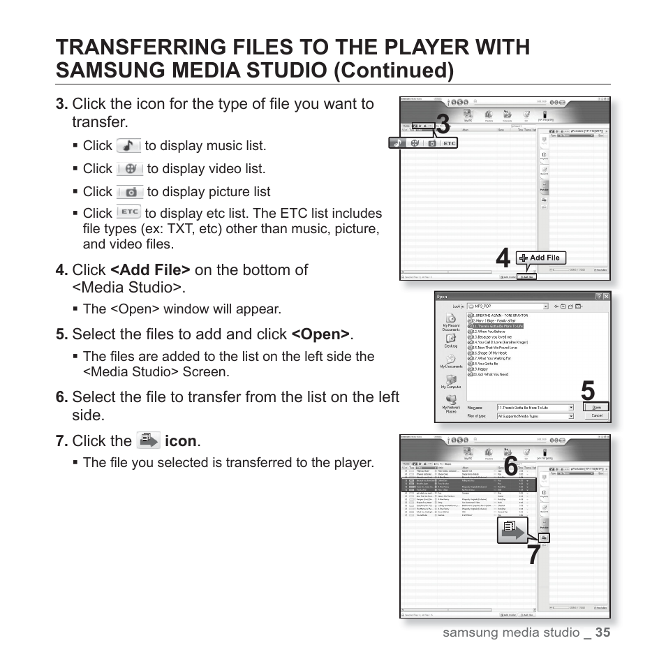 Samsung YP-T10JAUY-XAA User Manual | Page 35 / 107