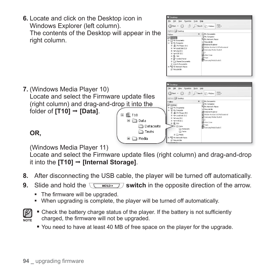 Samsung YP-T10JAUY-XAA User Manual | Page 94 / 107