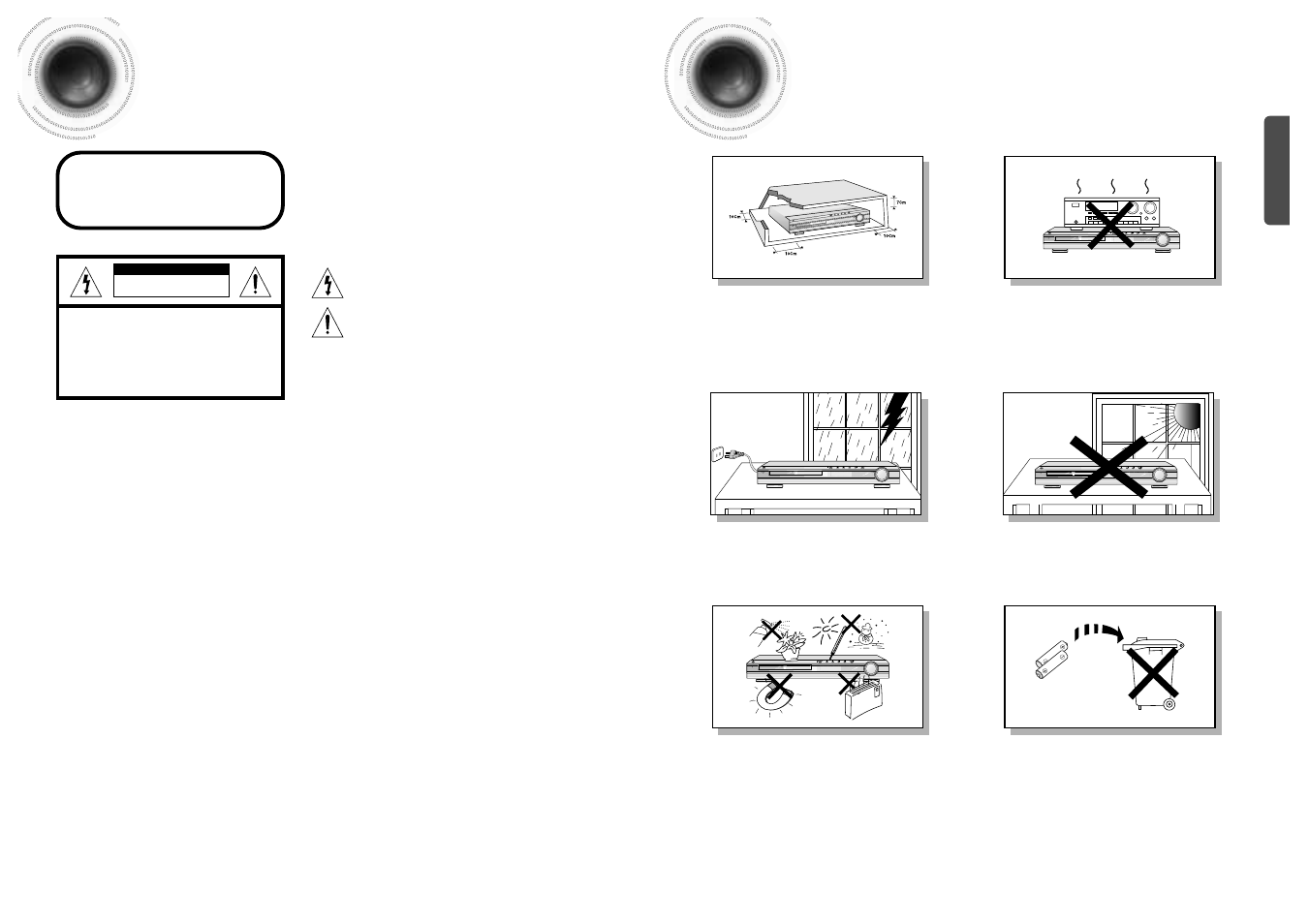 Safety warnings, Precautions, 12 safety warnings precautions | Phones | Samsung HTDB120TH User Manual | Page 2 / 31