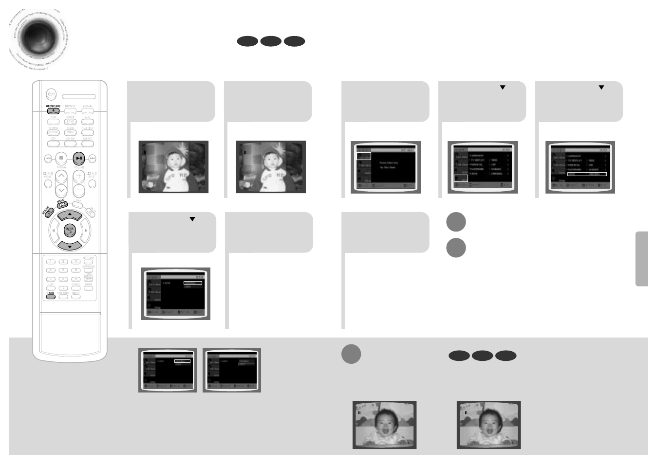 Setting the wallpaper, 39 40 setting the wallpaper | Samsung HTDB120TH User Manual | Page 21 / 31