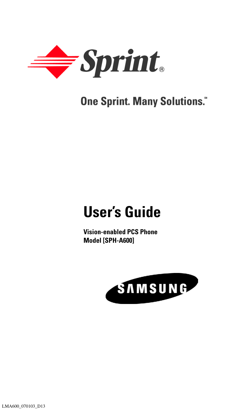 Samsung SPH-A600ZSSXAR User Manual | 178 pages