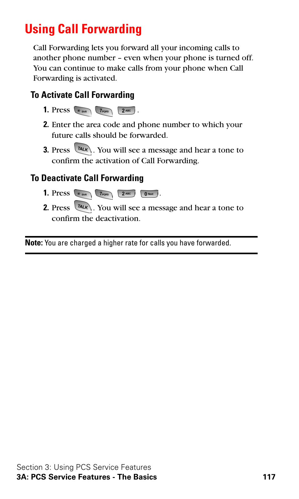 Using call forwarding | Samsung SPH-A600ZSSXAR User Manual | Page 125 / 178