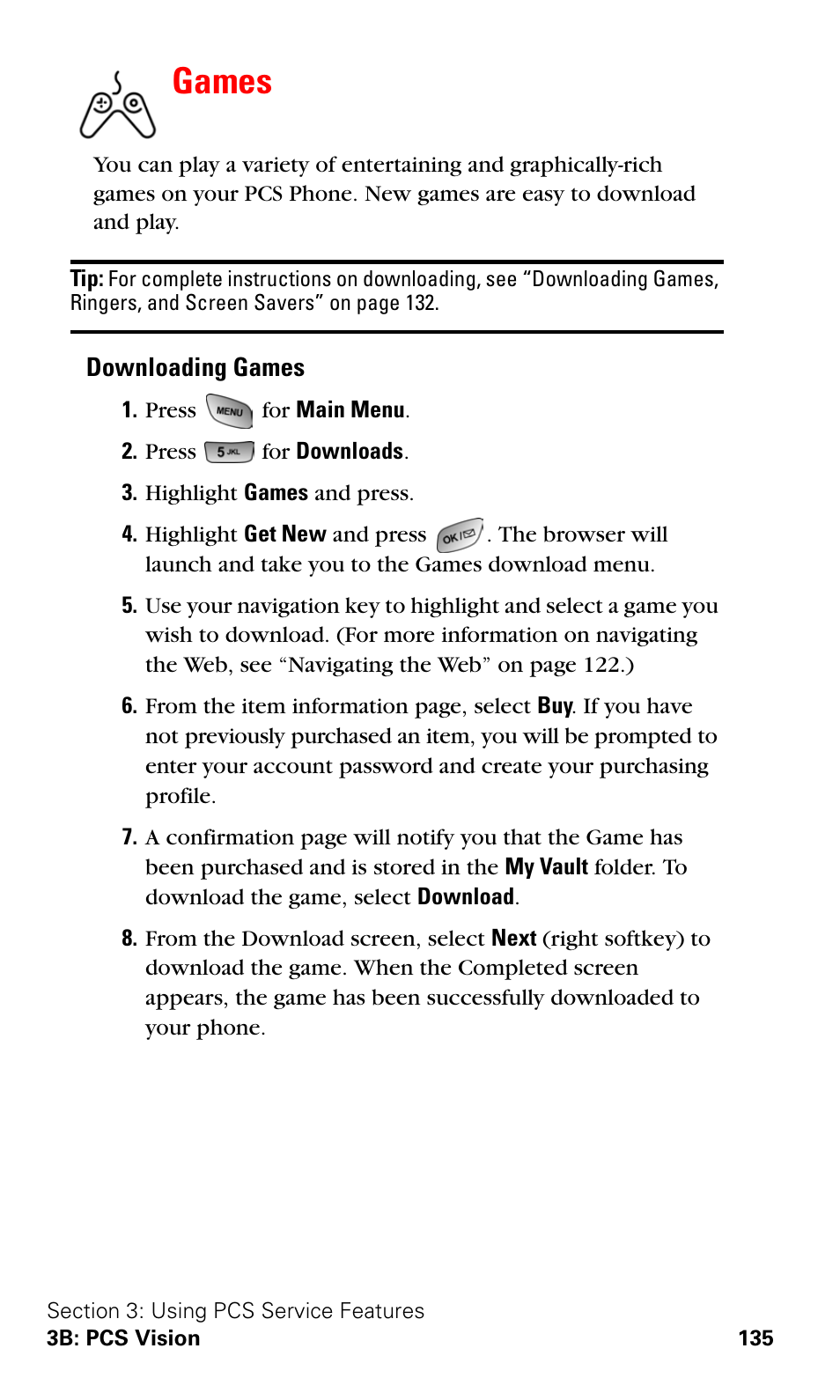 Games | Samsung SPH-A600ZSSXAR User Manual | Page 143 / 178