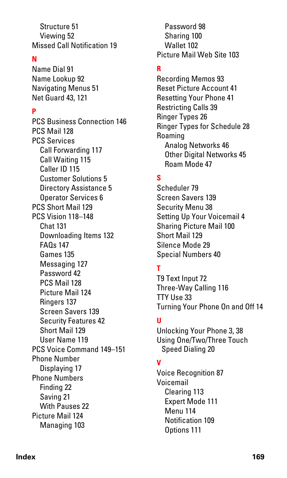 Samsung SPH-A600ZSSXAR User Manual | Page 177 / 178